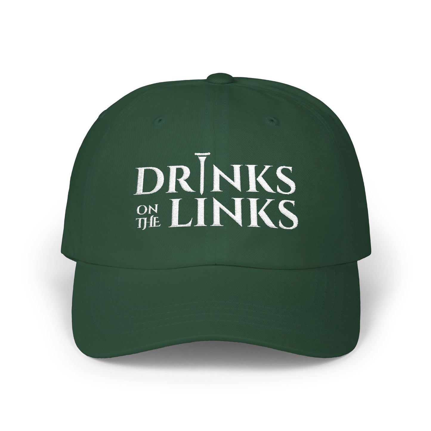"Drinks on the Links" – Isle of Palms Coastal Golf Vibes Cap - Drinks on the Links, Trendy Golf Hat, Father's Day Gift, Casual Everyday Wear, Outdoor Accessories