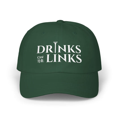 "Drinks on the Links" – Isle of Palms Coastal Golf Vibes Cap - Drinks on the Links, Trendy Golf Hat, Father's Day Gift, Casual Everyday Wear, Outdoor Accessories