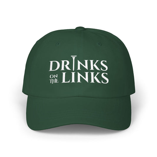 "Drinks on the Links" – Isle of Palms Coastal Golf Vibes Cap - Drinks on the Links, Trendy Golf Hat, Father's Day Gift, Casual Everyday Wear, Outdoor Accessories