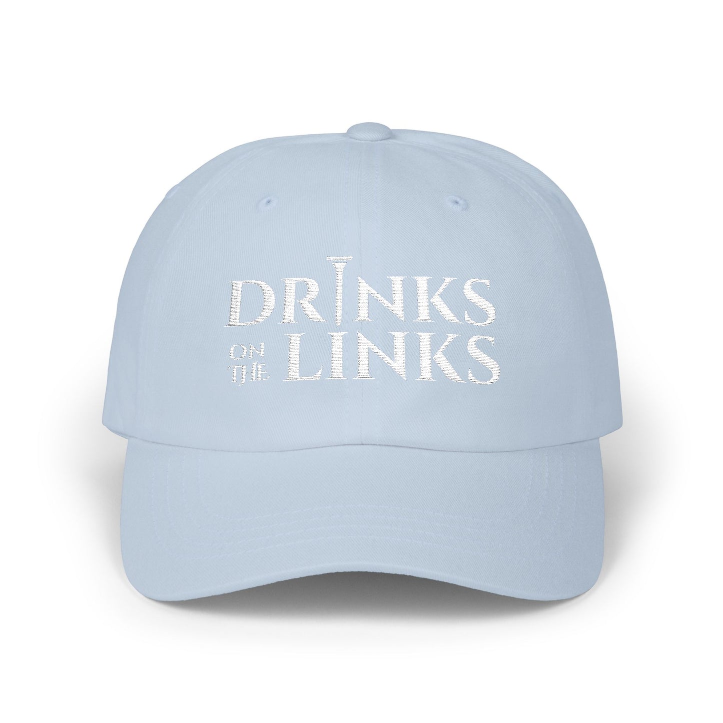 "Drinks on the Links" – Isle of Palms Coastal Golf Vibes Cap - Drinks on the Links, Trendy Golf Hat, Father's Day Gift, Casual Everyday Wear, Outdoor Accessories
