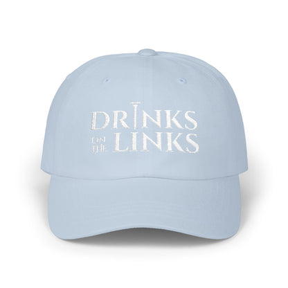 "Drinks on the Links" – Isle of Palms Coastal Golf Vibes Cap - Drinks on the Links, Trendy Golf Hat, Father's Day Gift, Casual Everyday Wear, Outdoor Accessories