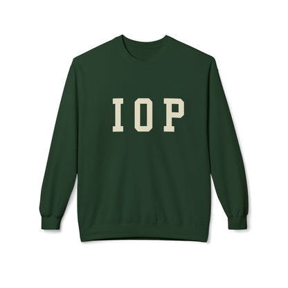 Coastal Collegiate Comfort: The Softstyle IOP Crewneck