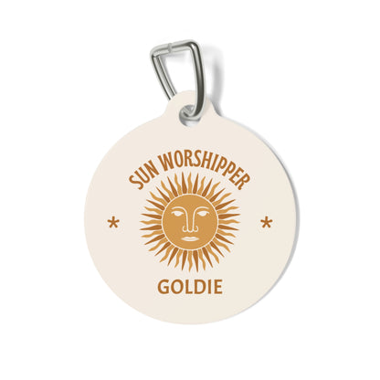 Sun Lover Pet Tag – Personalized Pet ID