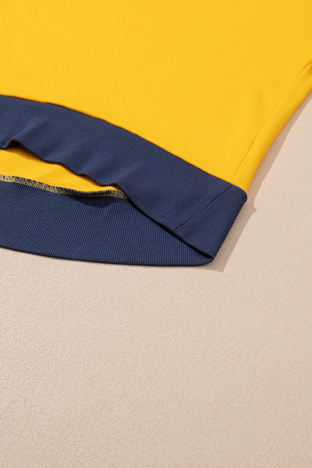 Colorblock Coastal Crewneck Sweatshirt – Yellow