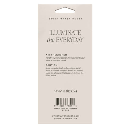 Coastal Lemon Hanging Air Freshener