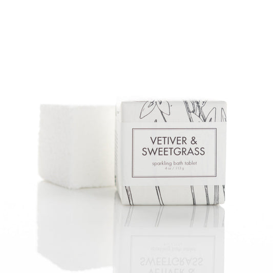 Vetiver & Sweetgrass - Sparkling Bath Tablets