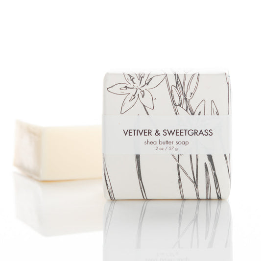 Vetiver & Sweetgrass - Petite Shea Butter Soap
