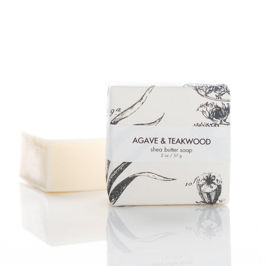 Agave & Teakwood - Petite Shea Butter Soap