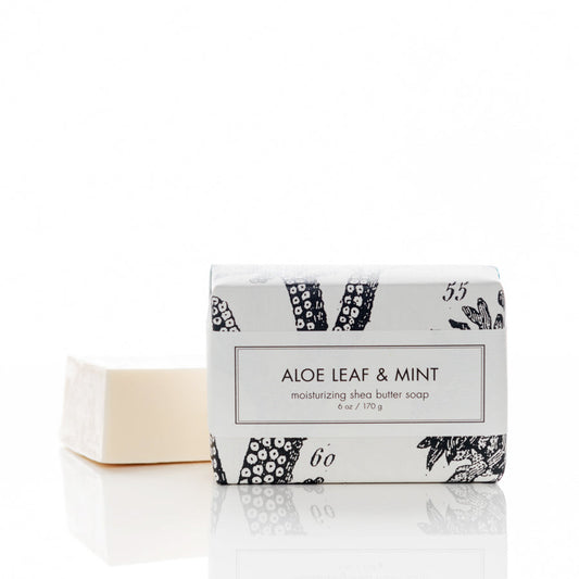 Aloe Leaf & Mint - Shea Butter Soap
