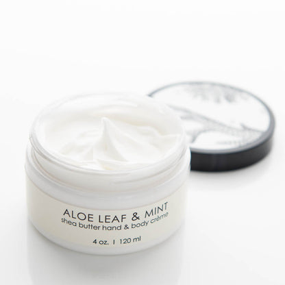 Aloe Leaf & Mint - Shea Butter Hand & Body Creme