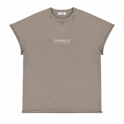 Vintage Washed T-Shirt – Heavyweight Raw Hem Cotton Tee