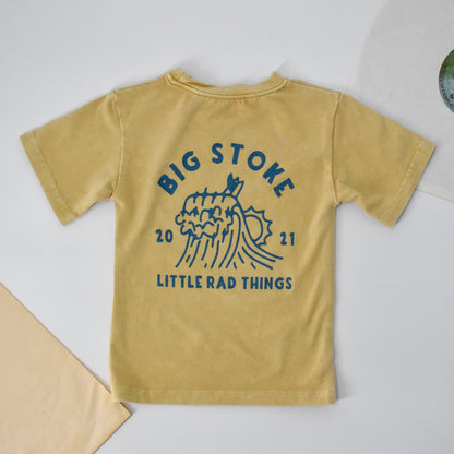 THE CLOUDBREAK TEE - YELLOW BEIGE