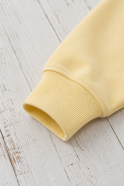 Oversized Cropped Mock Neck Sweatshirt – Brandmark Logo