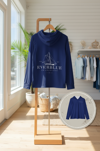 ⚓️ Everblue Sailing Performance Shirt – Men’s SPF 50+ Long Sleeve
