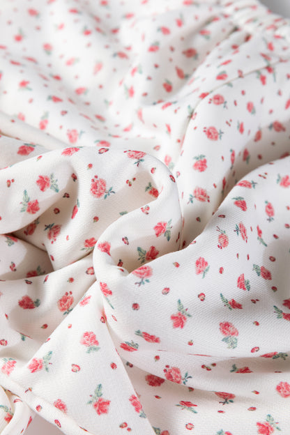 Pink Ditsy Floral Hooded Pant Set