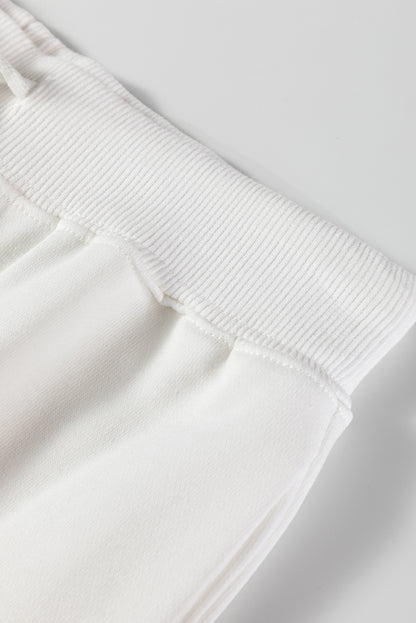 Everblue Collective Coastal Stripe Jogger Set – Beige