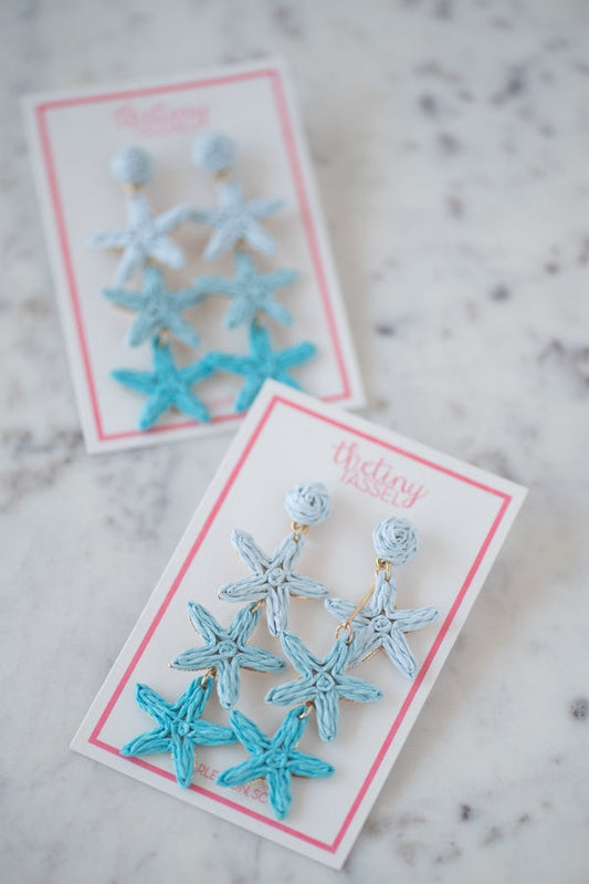 The Starling Earring in Blue