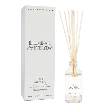 Salt and Sea Clear Reed Diffuser