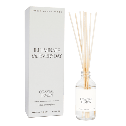 Coastal Lemon Clear Reed Diffuser