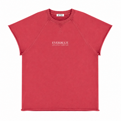 Vintage Washed T-Shirt – Heavyweight Raw Hem Cotton Tee