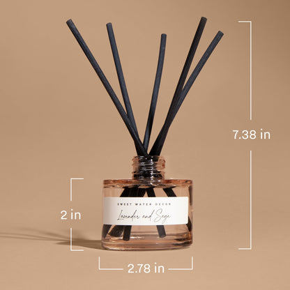 Luxury Getaway Tinted Glass Jar Reed Diffuser