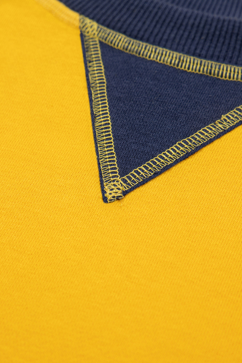 Colorblock Coastal Crewneck Sweatshirt – Yellow