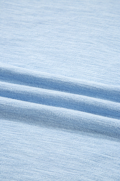 Beau Blue Batwing Sleeve Top