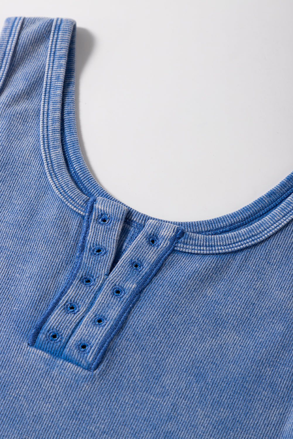 Sky Blue Notch Neck Tank – Vintage Coastal Staple