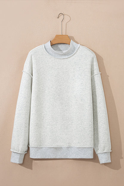 Reversible Mockneck Sweatshirt