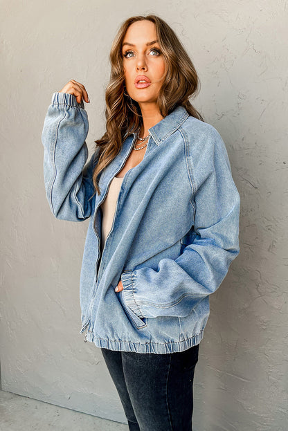 Myosotis Vintage Denim Jacket – Charleston Coastal Style