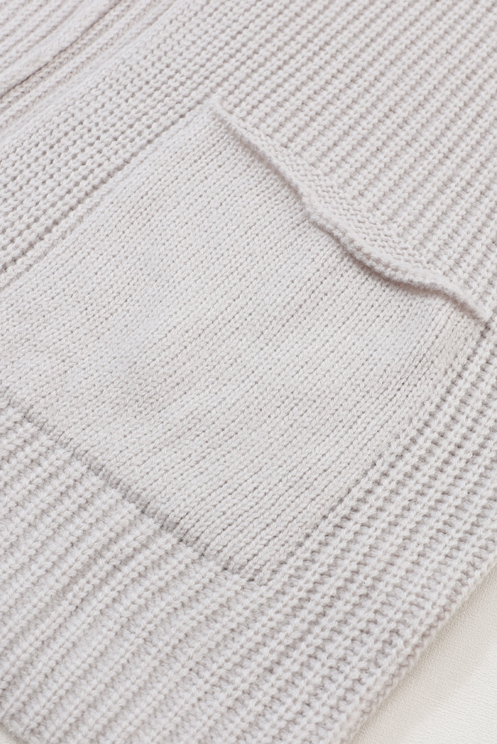 Oversized Batwing Cardigan – Open Front Pocket Knit Sweater