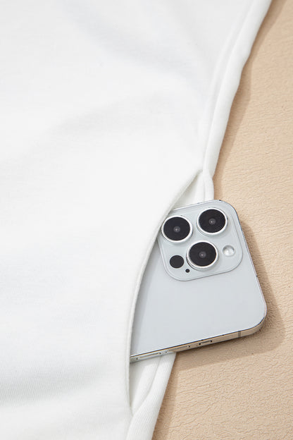 Mock Neck Top – Short Sleeve Pocket Tee