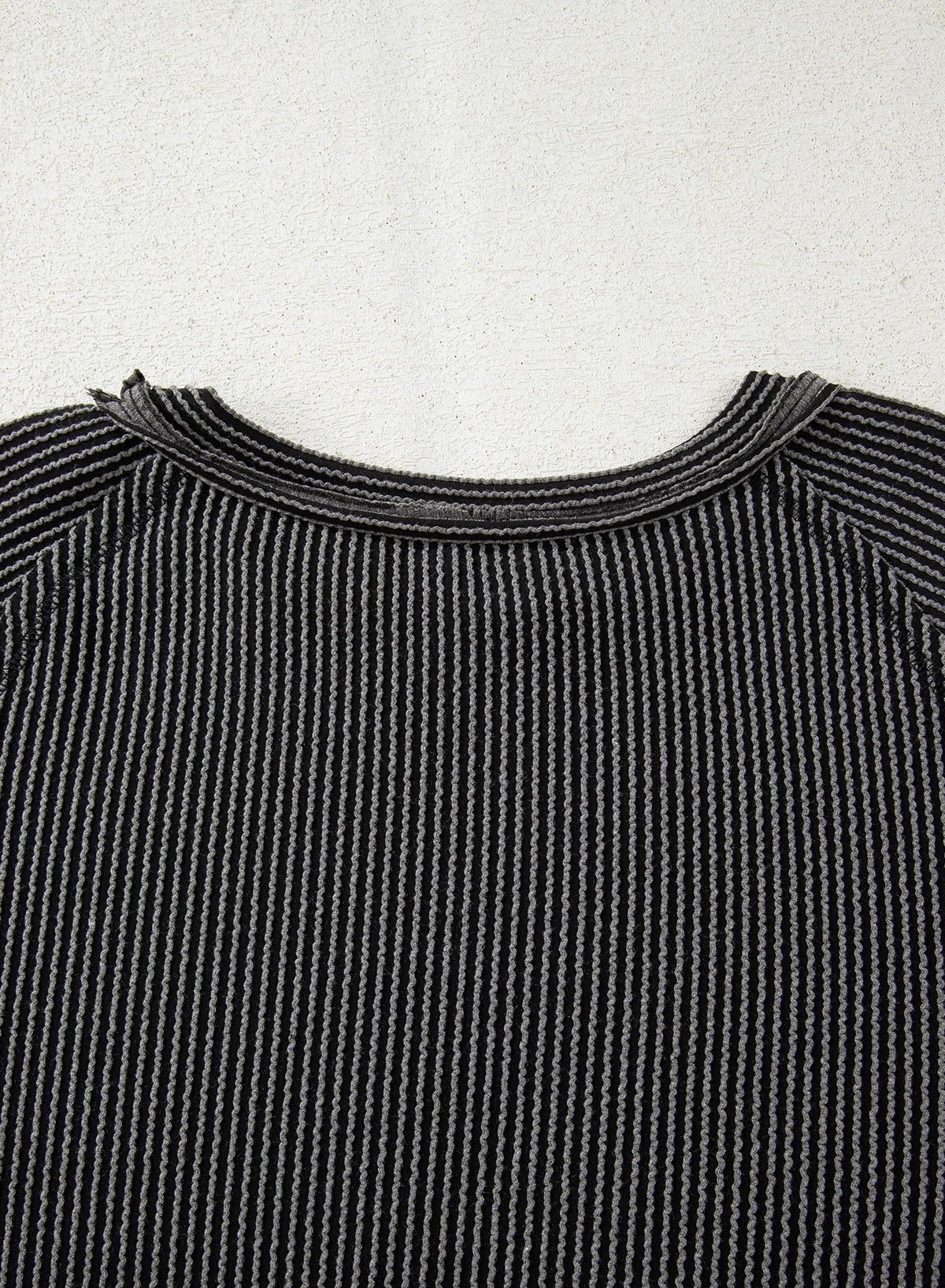 Sky Blue Corded Lantern Sleeve Top & Ruffled Mini Skirt Set