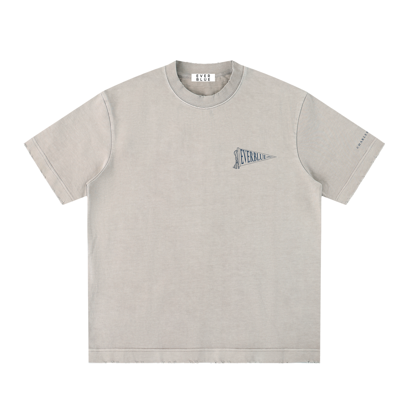 Vintage Washed Frayed Flag Tee X Charleston