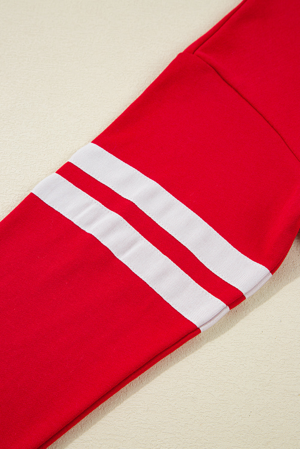 Varsity Two Piece Short Set – Drop Shoulder Pullover Lounge Set