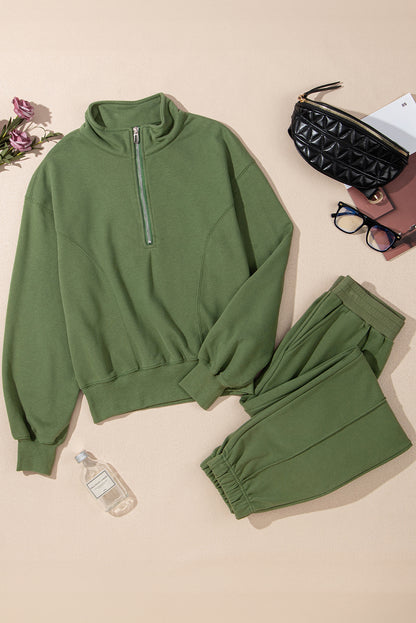 Vineyard Green Two-Piece Active Pant Set
