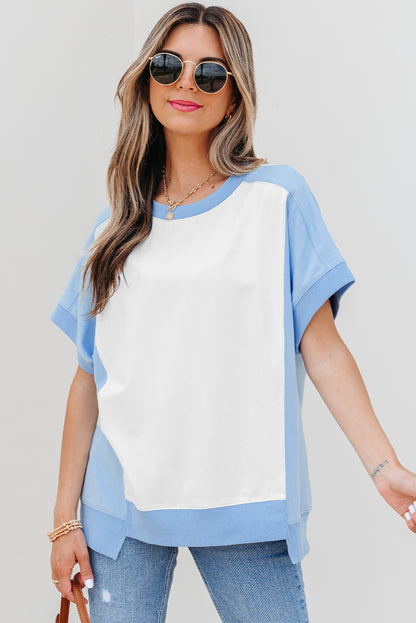 Two-Tone Colorblock Tee