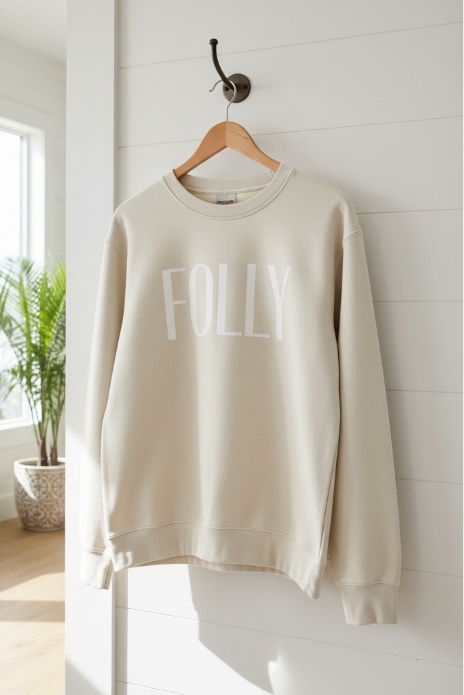 Preppy Folly Crewneck – Coastal Pullover