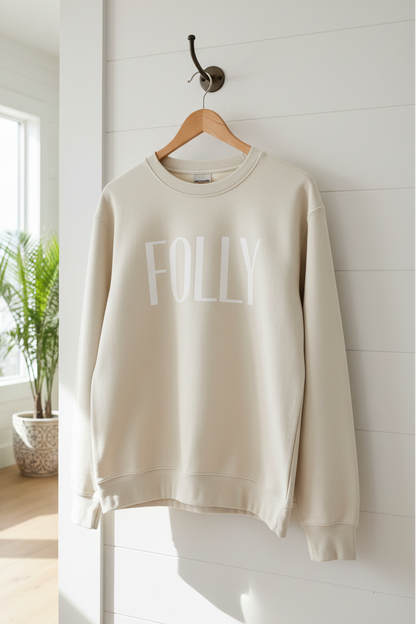 Preppy Folly Crewneck – Coastal Pullover