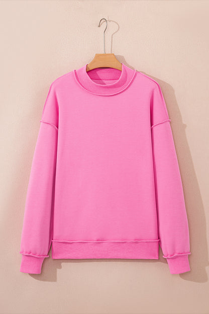Reversible Mockneck Sweatshirt