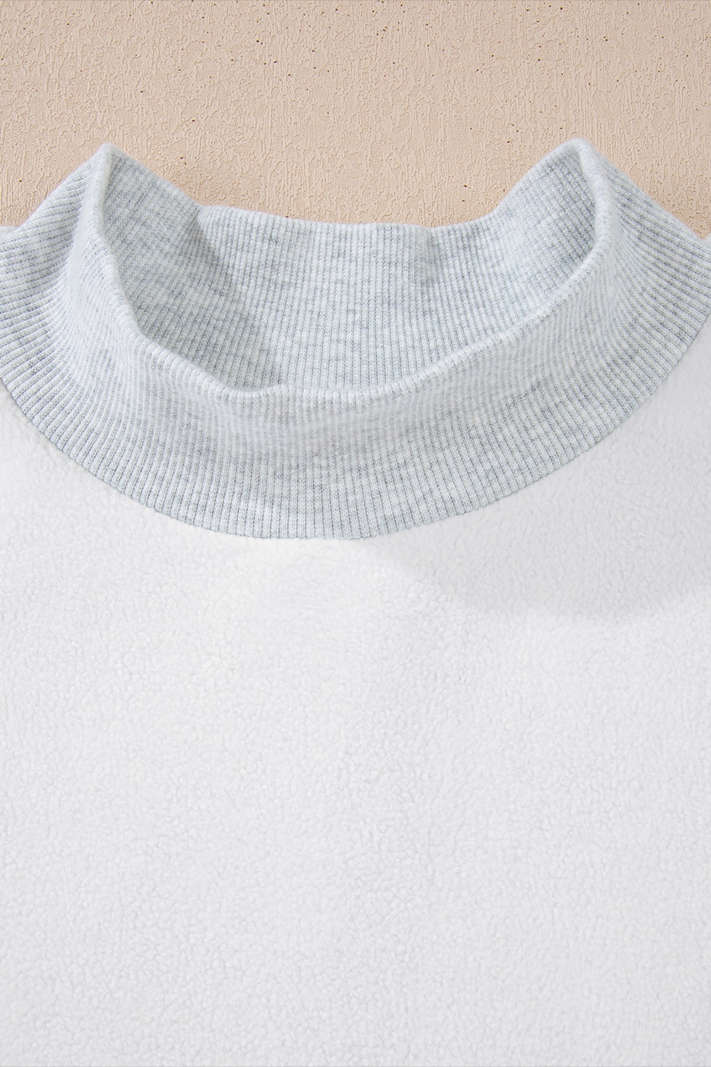 Reversible Mockneck Sweatshirt