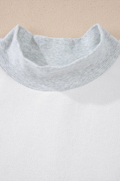 Reversible Mockneck Sweatshirt