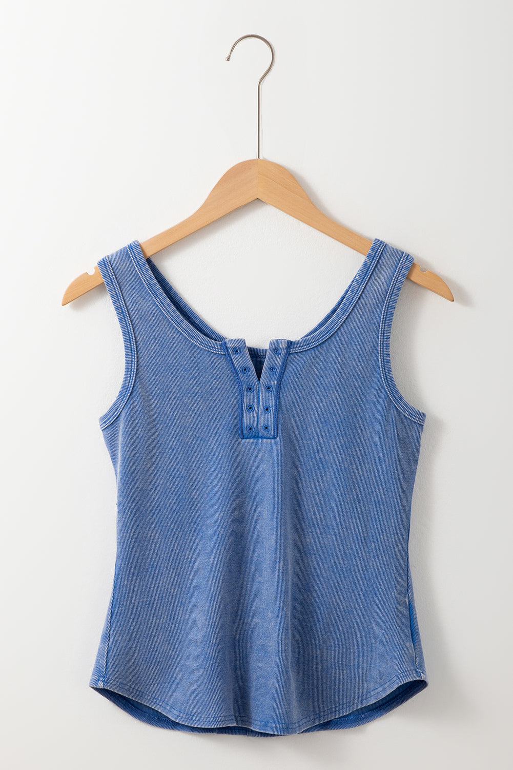 Sky Blue Notch Neck Tank – Vintage Coastal Staple