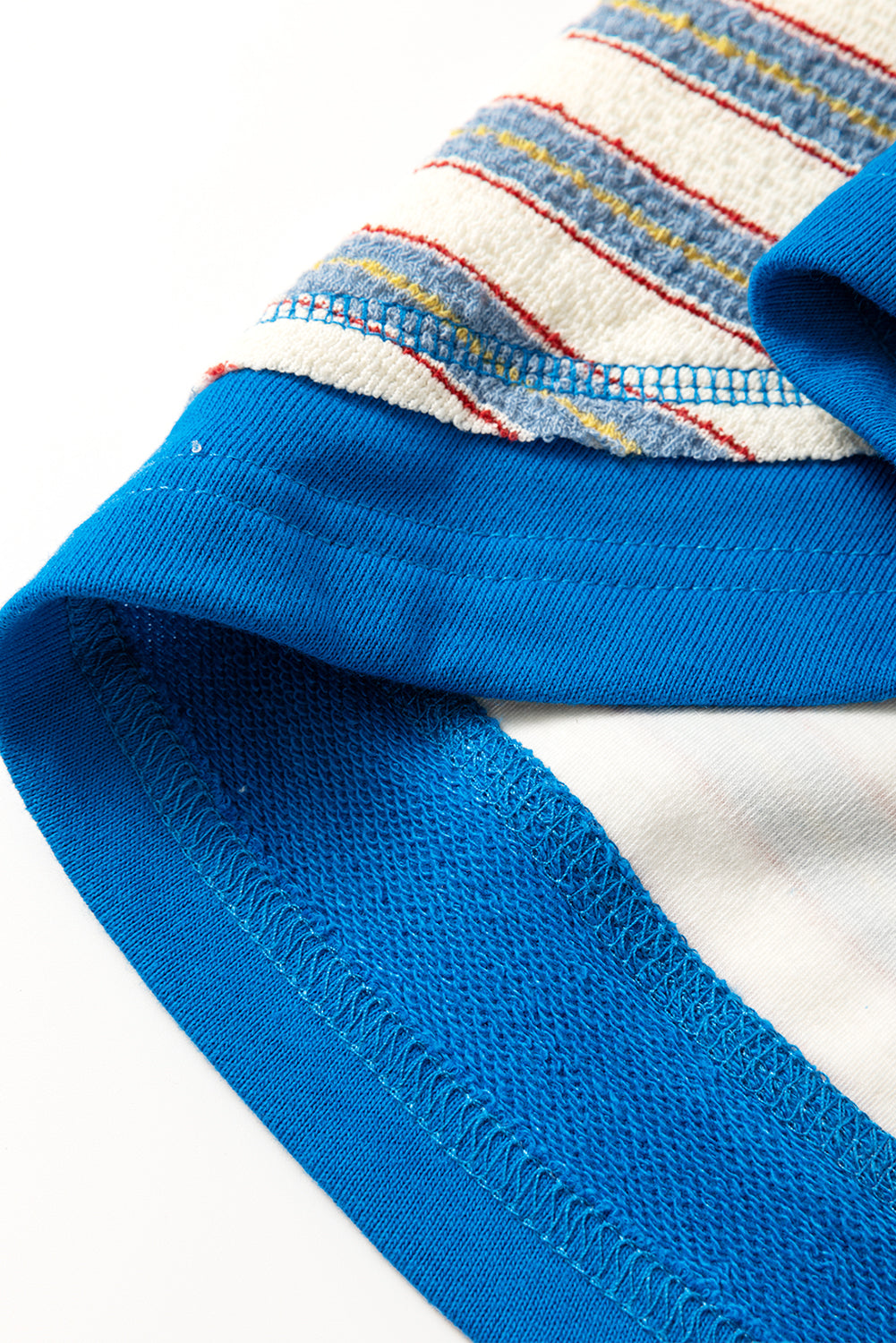 Striped Collared V-Neck Button Top