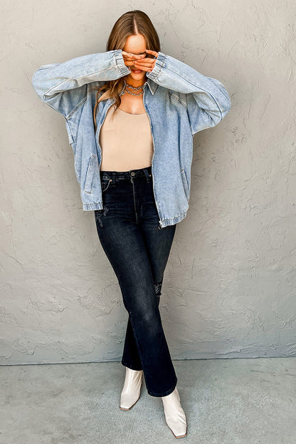 Myosotis Vintage Denim Jacket – Charleston Coastal Style