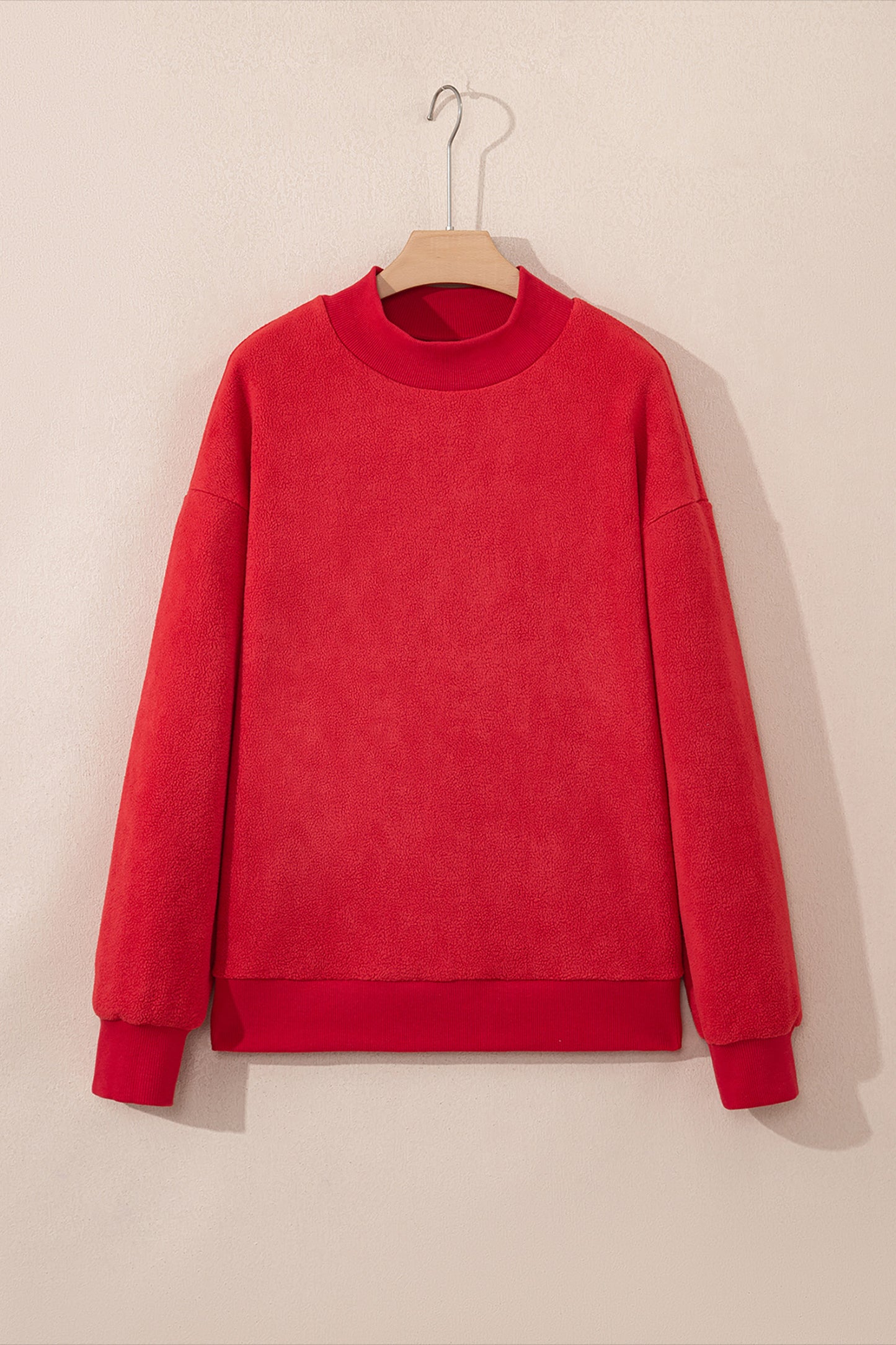 Reversible Mockneck Sweatshirt