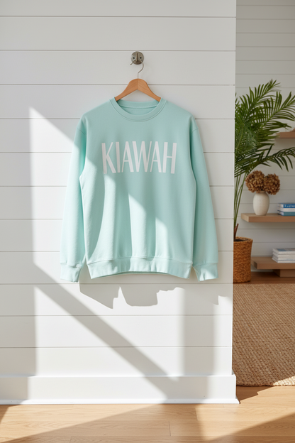 Preppy Kiawah Crewneck - Coastal Pullover