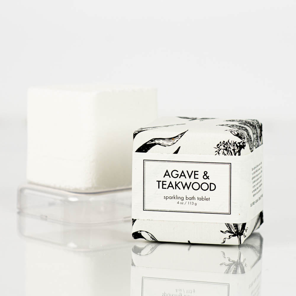 Agave & Teakwood - Sparkling Bath Tablets