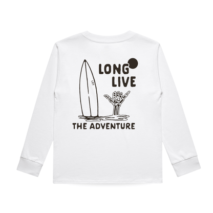 LONG LIVE THE ADVENTURE LONG SLEEVE TEE