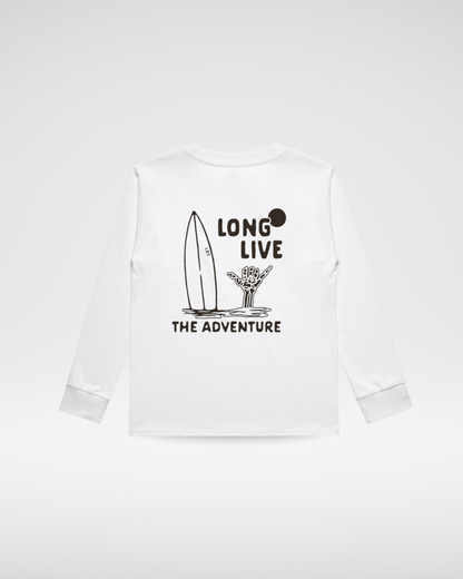 LONG LIVE THE ADVENTURE LONG SLEEVE TEE